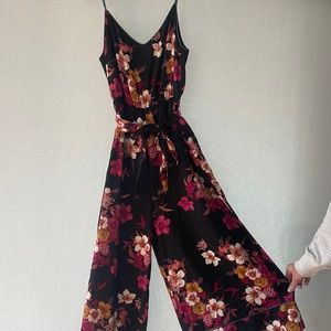 Leith floral tank top romper